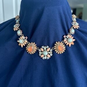 Elegant Floral Statement Necklace
